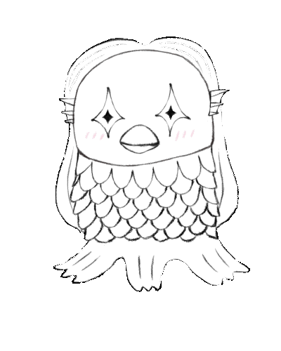 アマビエ様のキャラクター